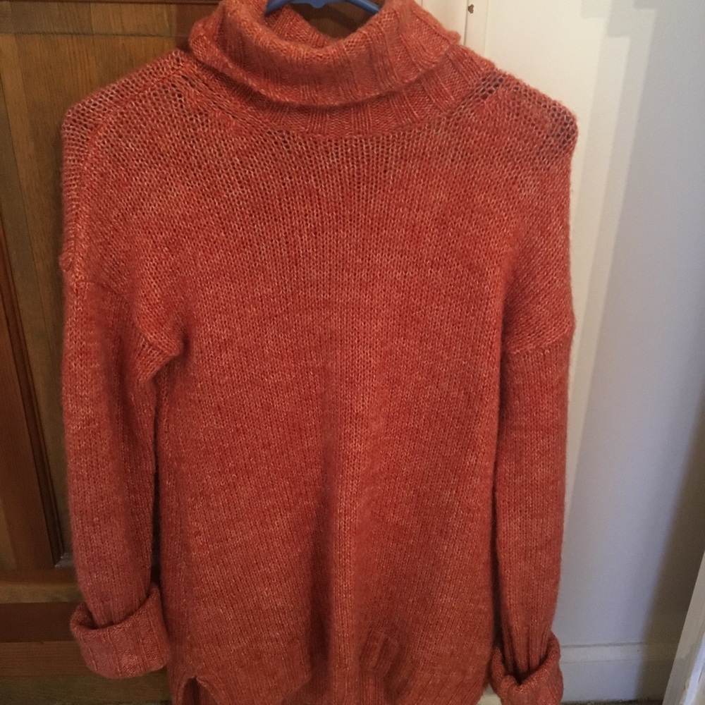 Mink pink turtle neck sweater